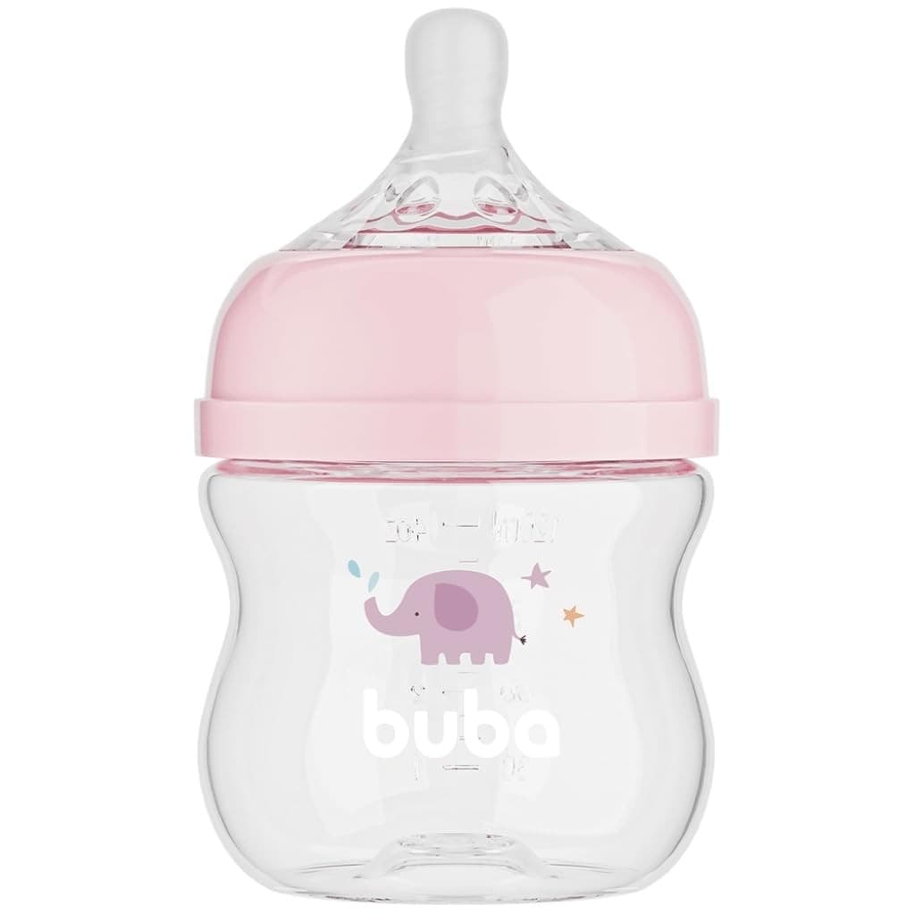 Mamadeira Easy Flow Anticólica +0 Meses 120ml - Buba Elefante