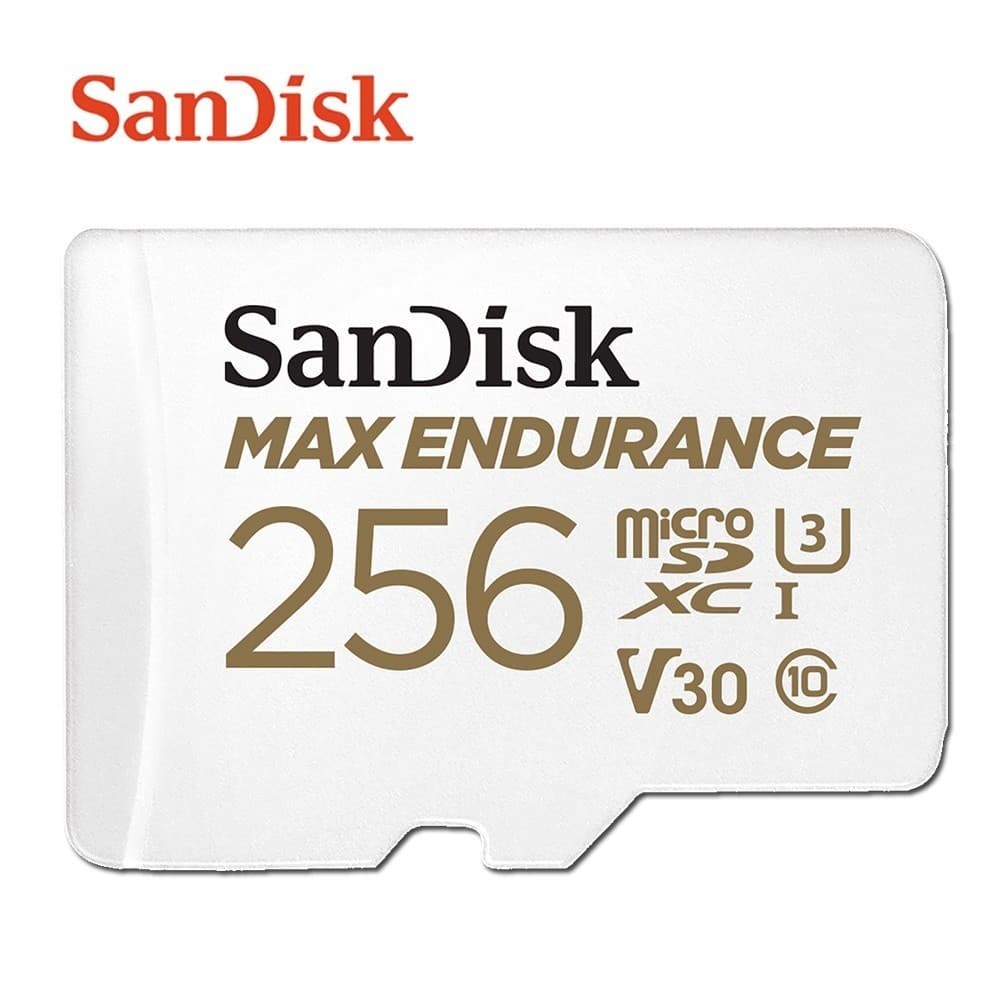 Cartão De Memória AOP SanDisk MAX ENDURANCE micro SD 32GB 64GB 128GB 256GB