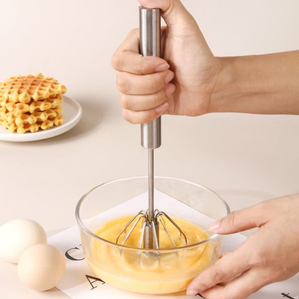 Misturador Manual Semi Automático Aço Inoxidável 36CM