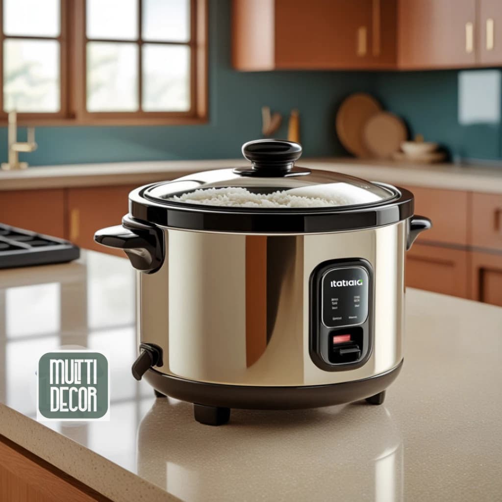 Panela de Arroz Elétrica Itatiaia Aço Inox Moderna e Muito Prática