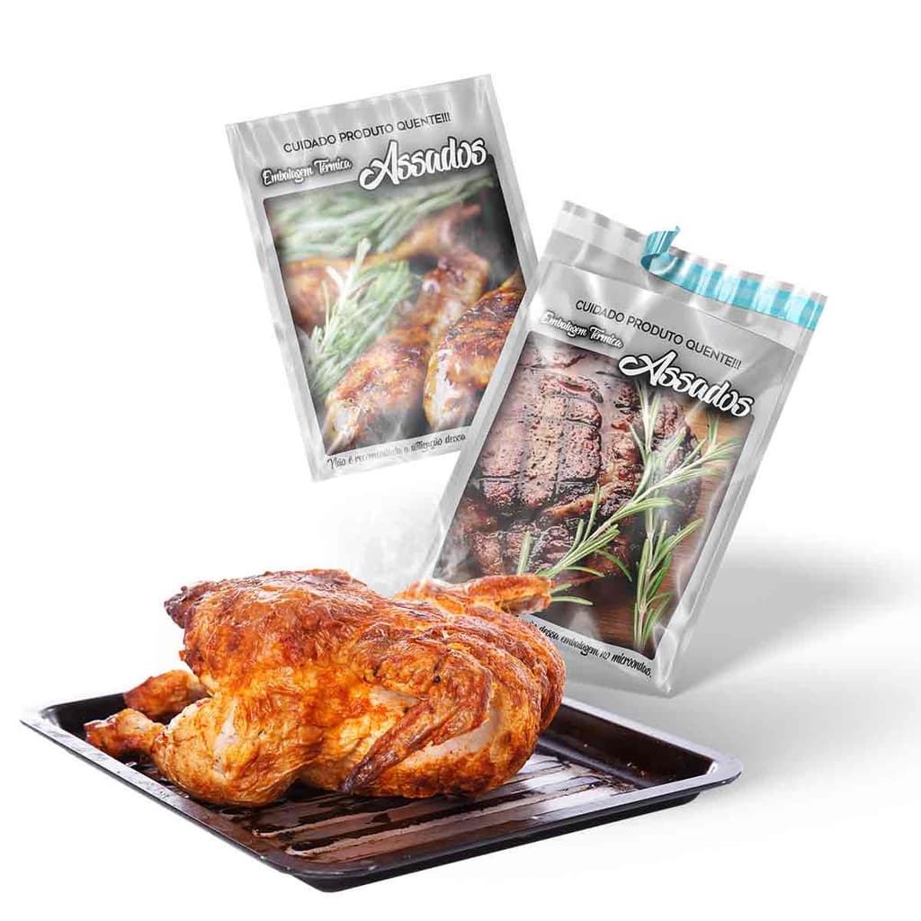 Saco Térmico Metalizado para Assados 32x40cm 250und