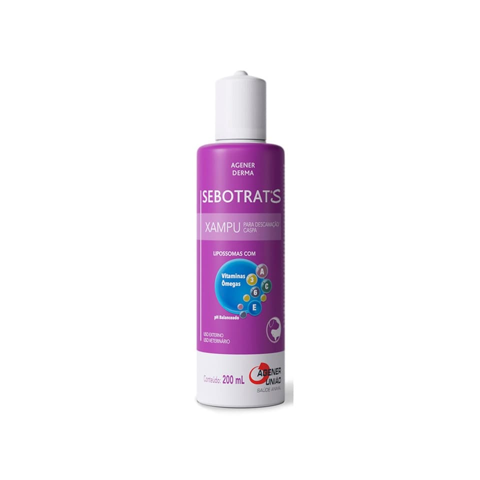 Sebotrat S Shampoo Tratamento Seborreia Seca Em Cães 200ml