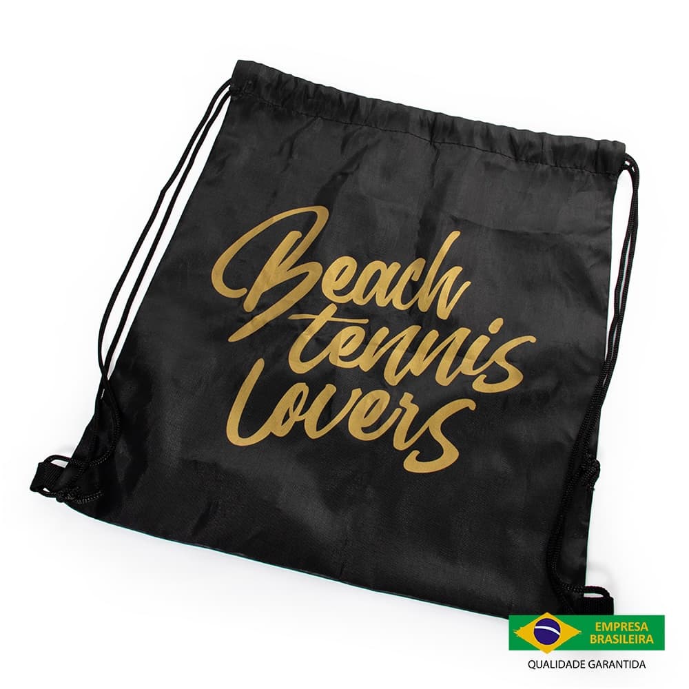 Capa Para Raquete Beach Tennis Alma Genius Simples Preta
