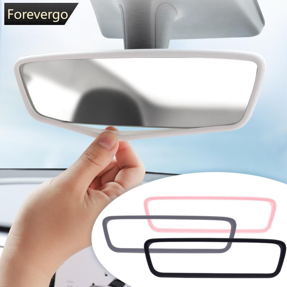 Car Espelho Retrovisor Do Carro Capa Protetora Da Borda De Silicone Acessórios Tela Para Tesla Modelo 3/Y 2020-2023 R8V6