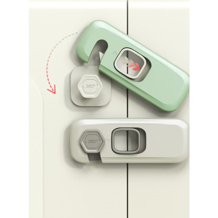 Trava de Segurança Infantil - Proteção para Portas, Armários, Geladeiras e Gavetas