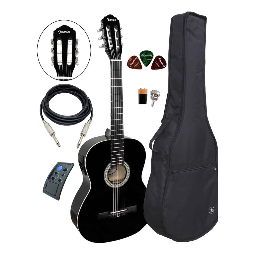 Violão Eletroacústico Giannini N-14 Eq Náilon C/ Capa