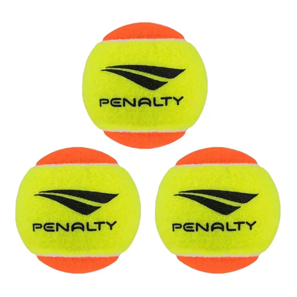 KIT 3 Bolas Beach Tennis Bolinha Tênis Praia PENALTY