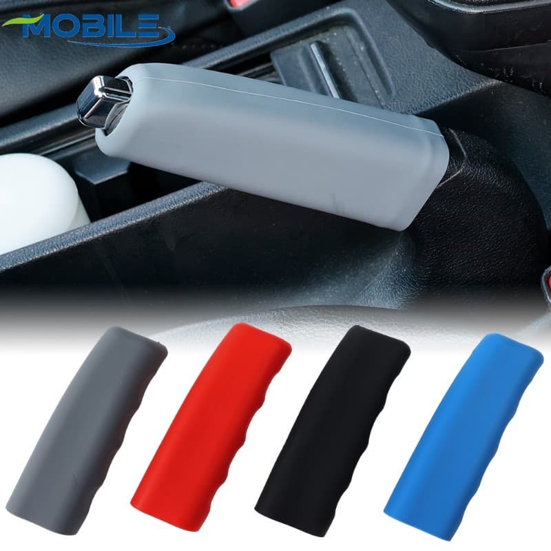 [Featured] Capa De Gel De Silicone Lavável/Protetora Universal Do Freio De Mão Carro/Capas De Alavanca De Câmbio Em Forma De Onda Antiderrapante Decorativa Da Automática