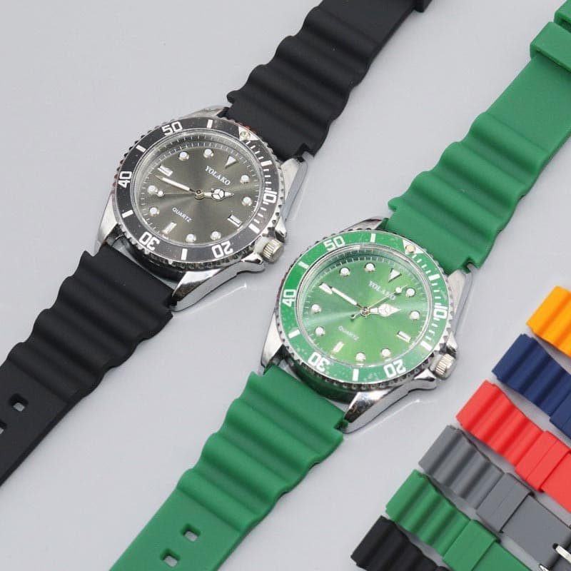 Pulseira De Relógio De Borracha De Silicone À Prova D'água 20mm 22mm Para SEIKO 5 Diver Atum SKX007 SRPD63K1 SKX009 Divi