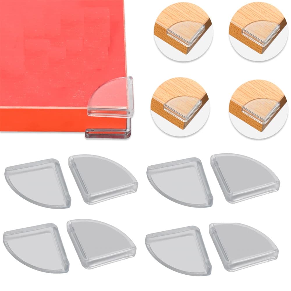 4 UND PROTETOR DE QUINA QUADRADO PROTECAO BEBE SEGURANCA