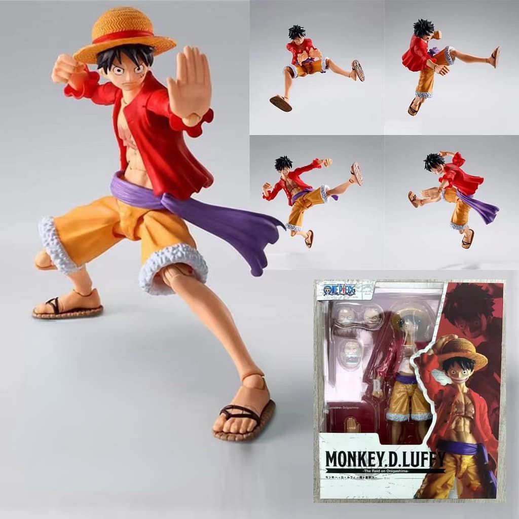 Uma Peça S.H . Figuart SHF Macaco D Figura De Ação Luffy Desenho Animado Anime Modelo De Personagem De Brinquedo Presente