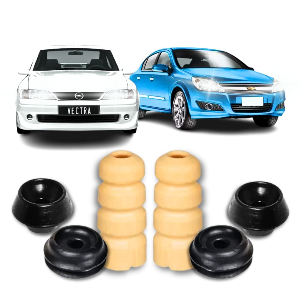Kit Coxim Batente Traseiro Chevrolet Vectra 1997 Até 2011