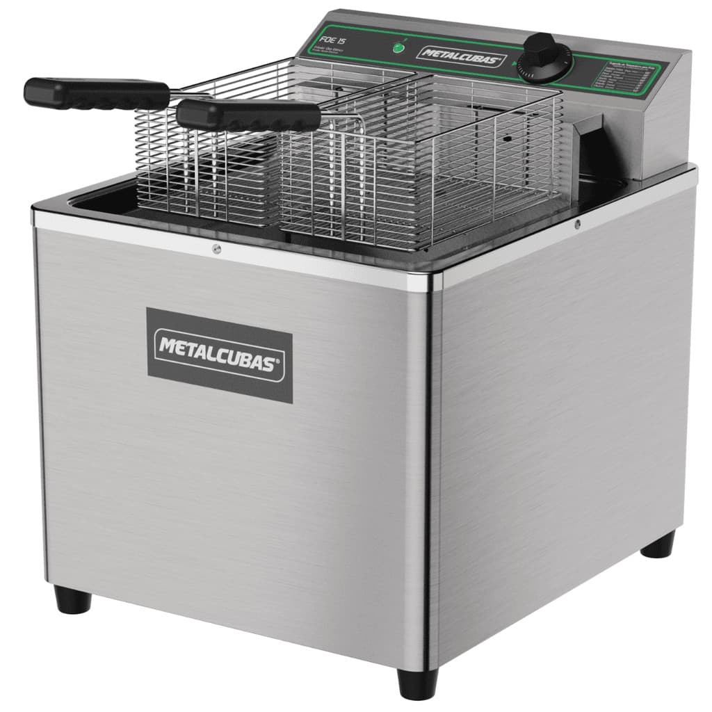 Fritadeira Elétrica Zona Fria 15L FOE 15 M 220v Metalcubas