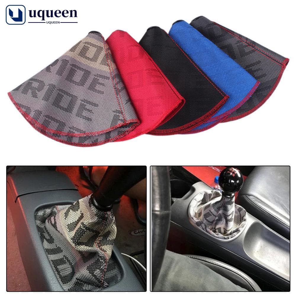 UQUEEN Universal Car Gear Shift Covers Tecido Alavanca Alavanca Auto Inter Acessórios