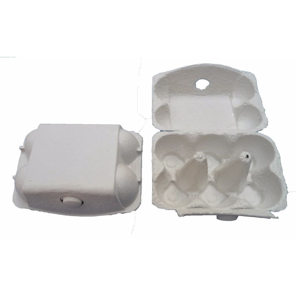 Mini Caixa Crú para 06 Ovos de 50g - 01 unidade - Rizzo Confeitaria