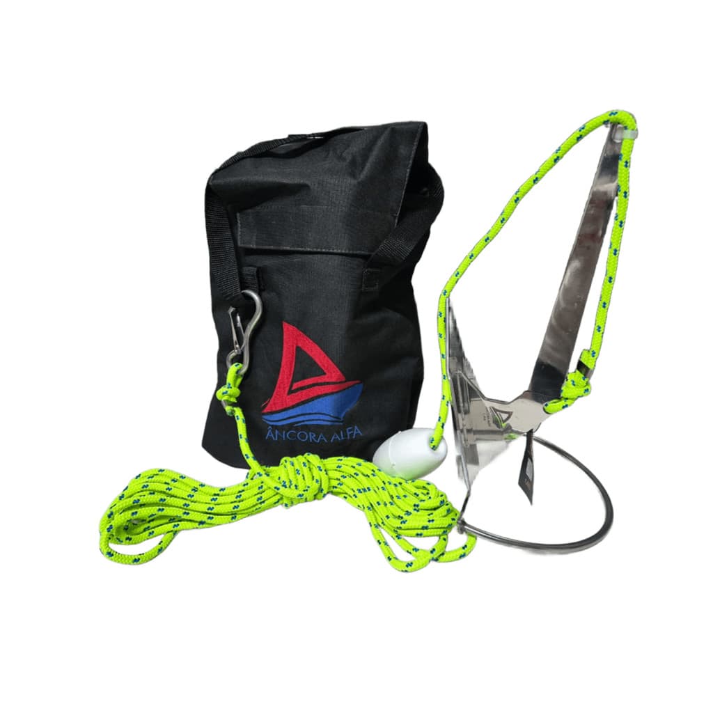 Ancora Jet Ski Inox 1,4kg Com Kit Completo Alfa / Rocna