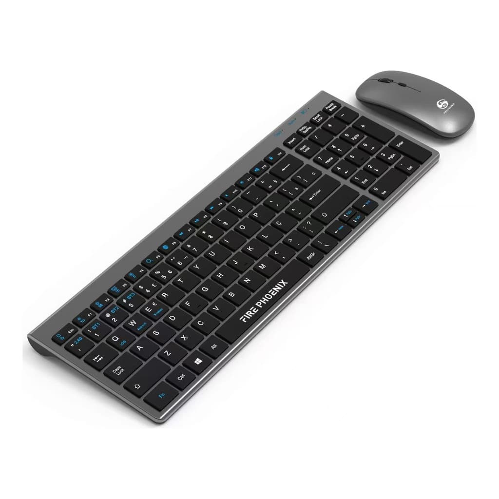 Kit De Teclado E Mouse Bluetooth Sem Fio Wireless 2.4g Recarregável Bk-8078