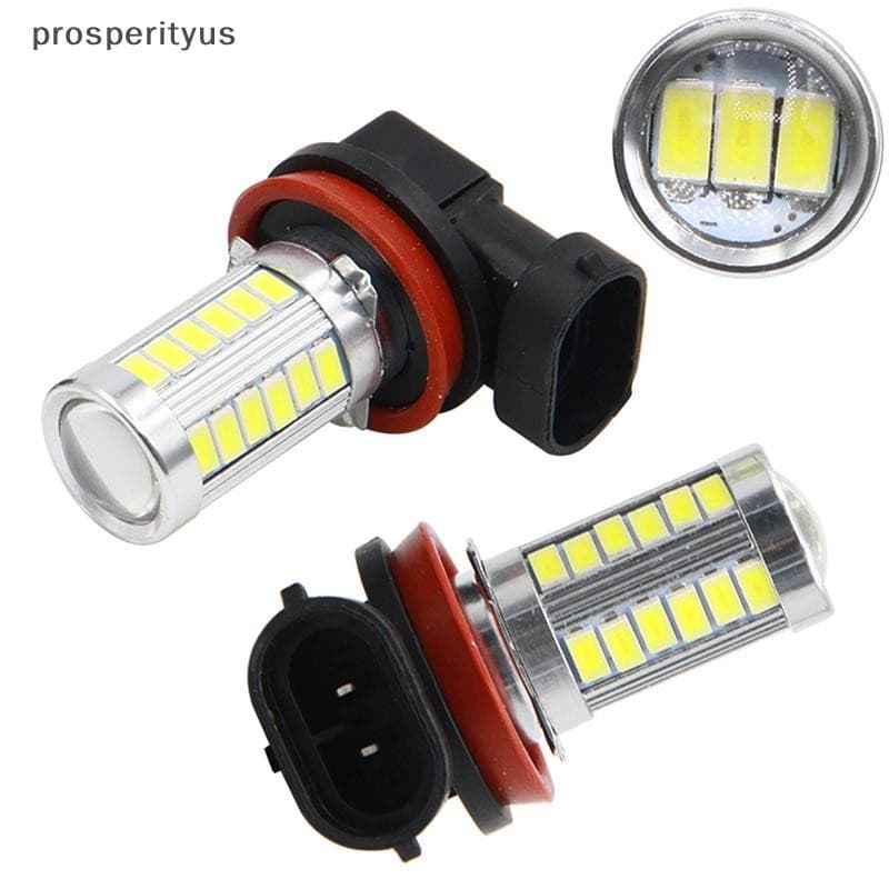 [prosperityus] 2 Unidades Carro H8 H11 LED 9005 9006 5630 33SMD Lâmpada De Neblina Diurna [BR]