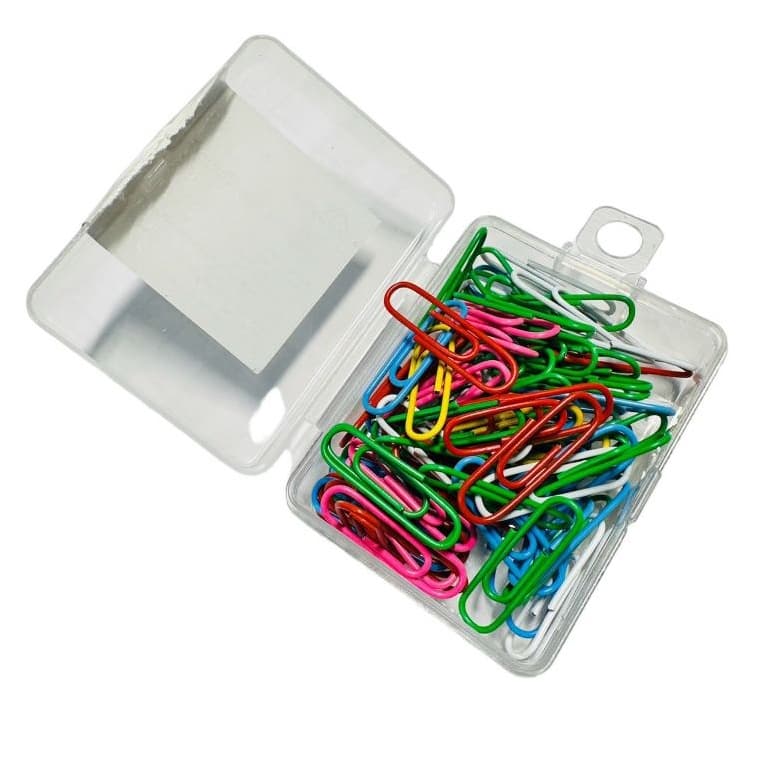 Clips Colorido Papel Metal Prendedor Organizada