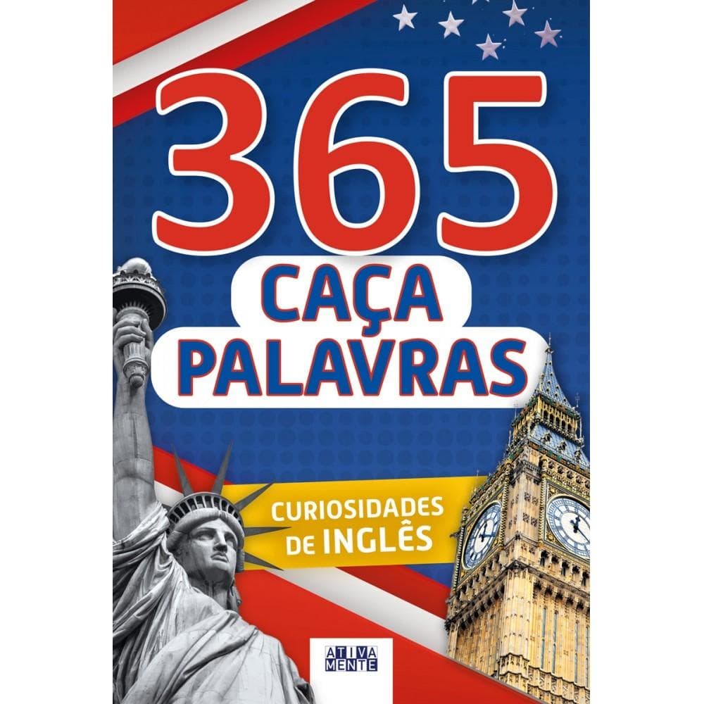 Livro 365 caça-palavras - curiosidades de inglês
