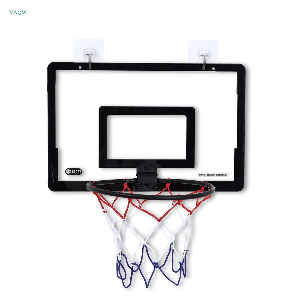Cesta De Basquete VAQW Mini Interna Com Aro Flexível Dobrável Conjunto De Para Montagem Na Parede