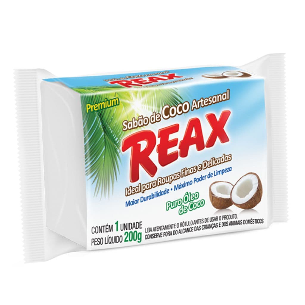 Sabão de coco REAX 200g