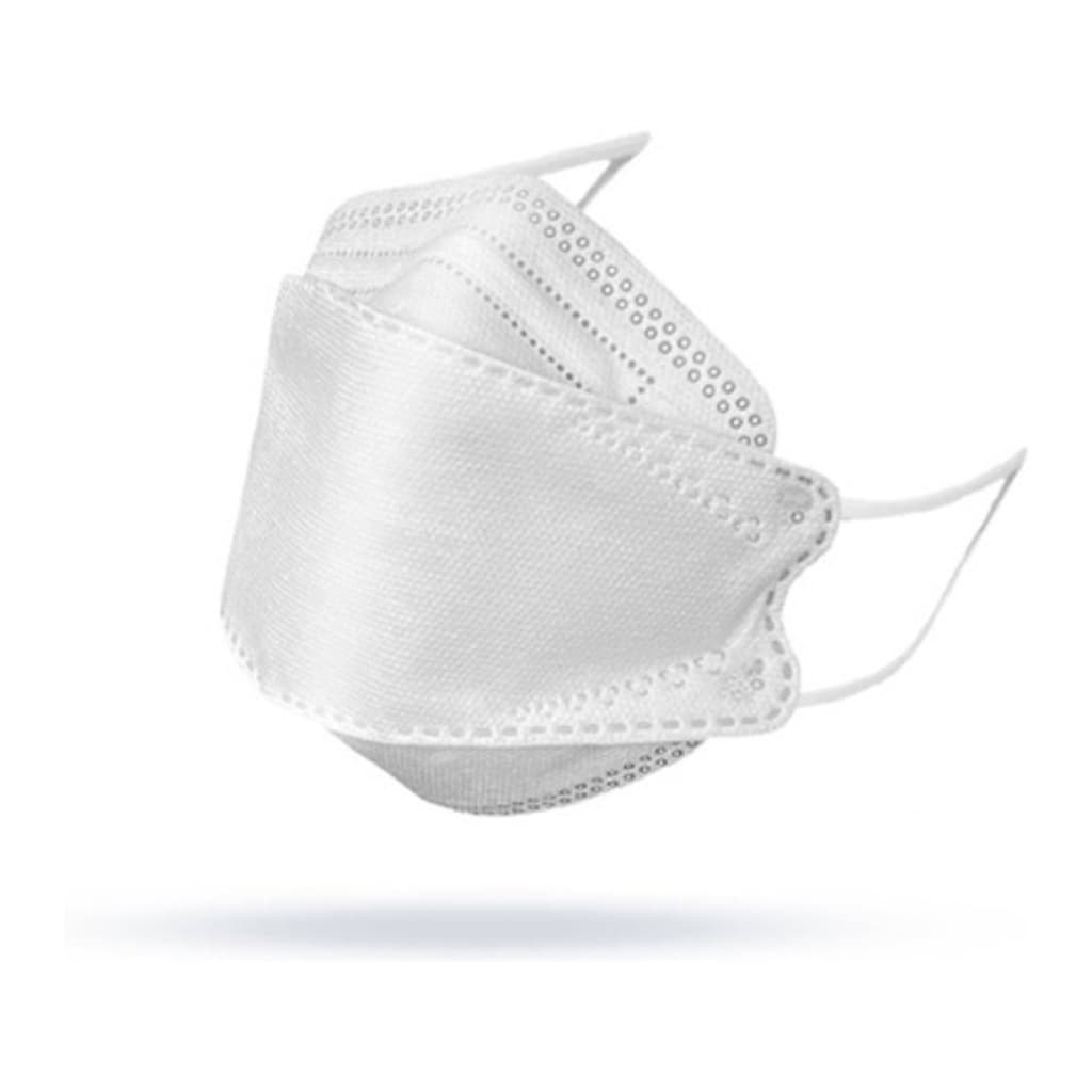 Máscara Descartável Branca Kit Com 10 Unidades KF94 Respiratória