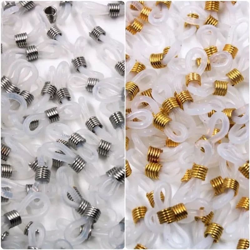 Molinha Borrachinha Salva Óculos 10 unidades Artesanato DIY