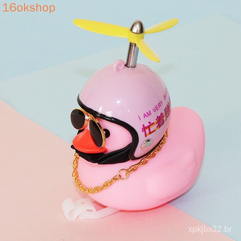 Mini pato rosa decoração itens para motocicleta DCK2