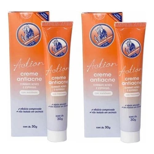 Kit 2 Creme Antiacne Cravo Espinha Malaleuca Minancora