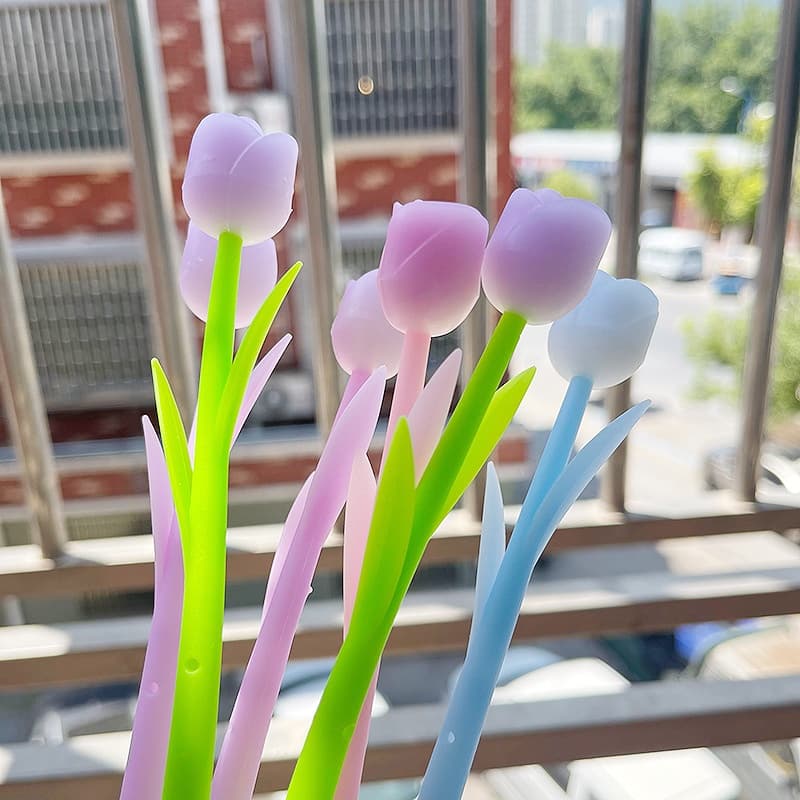 A Luz Solar Muda Cor Da Caneta Flor De Prêmio De Papelaria Para Estudantes