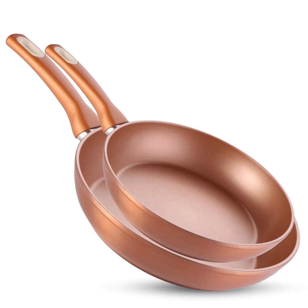 Jogo Frigideiras Antiaderente Cerâmica Grande Pequena