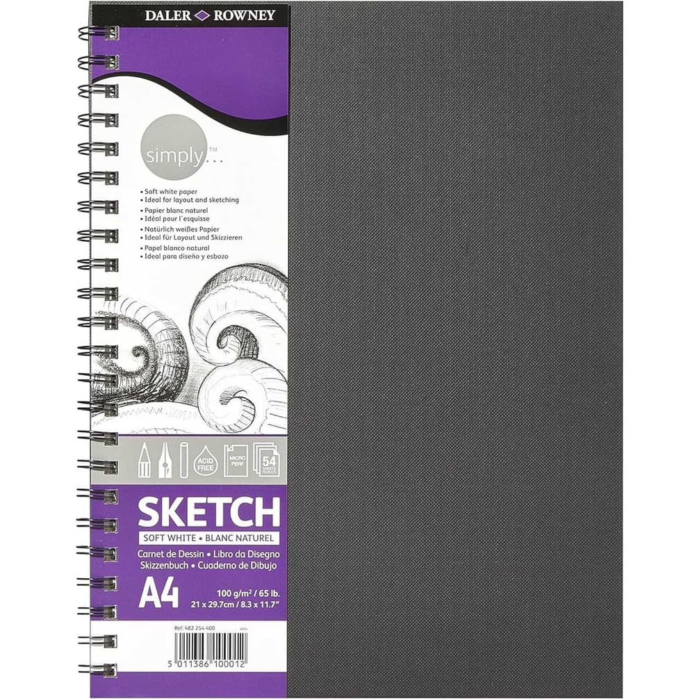 Sketchbook Espiral Simply 100g Daler Rowney