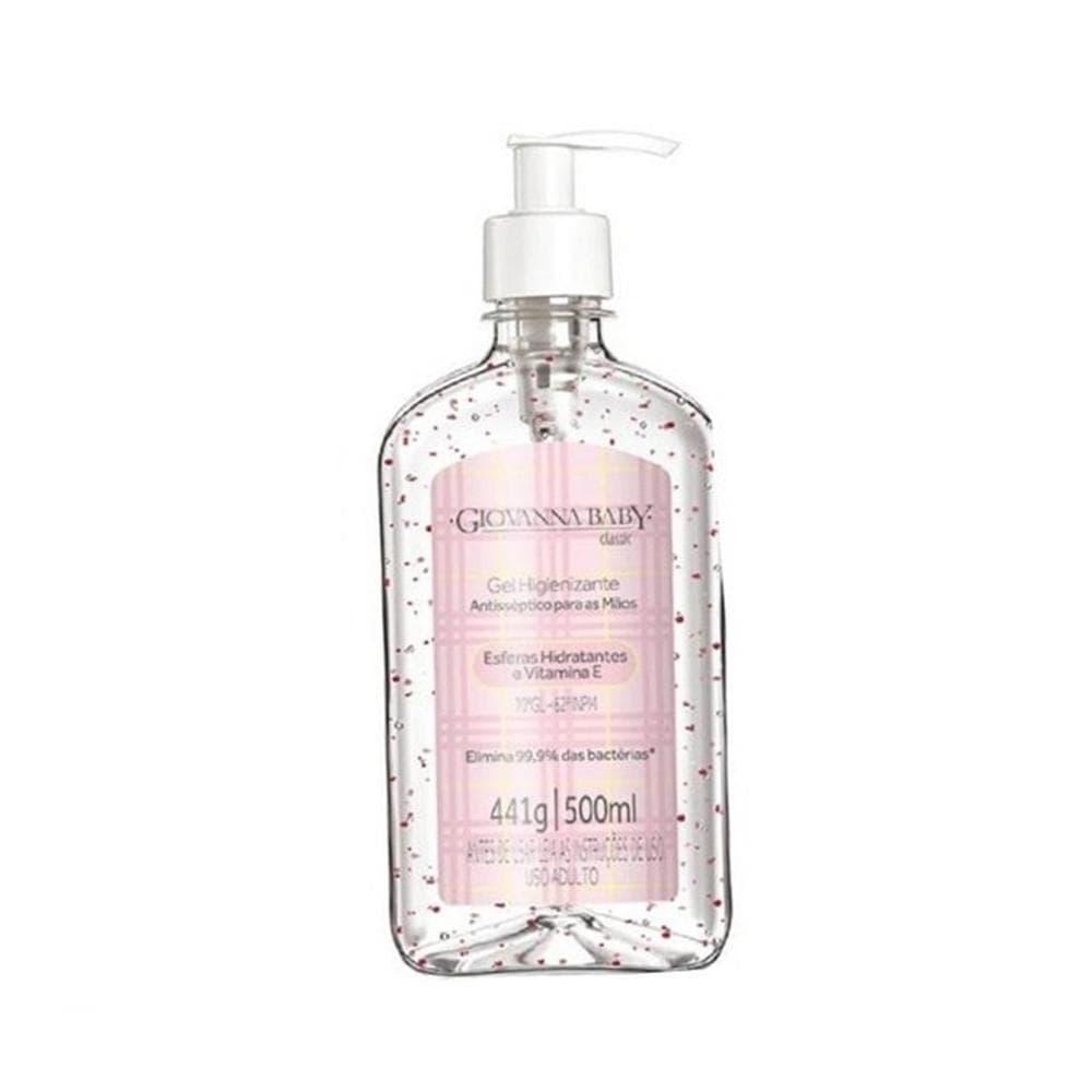 Álcool em Gel Higienizante Classic Giovanna Baby 500ml