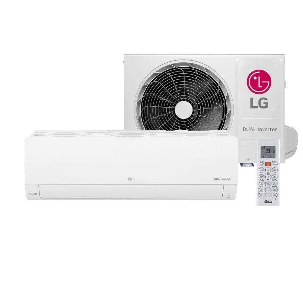 Ar-Condicionado LG DUAL Inverter Compact +AI 12.000 BTU Frio 220V S3-Q12JAQAL