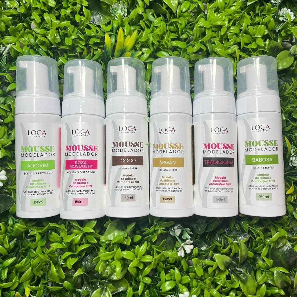 Mousse Modelador Cabelos Cacheados , Tranças e Penteados Loca Cosmetics - 150ml