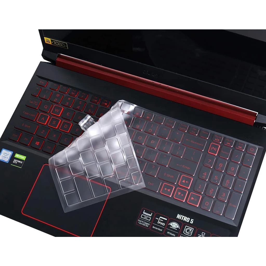 Para Acer Nitro 5 AN515 54 54W2 AN 515-54 AN515-51G/17.3 " 7 AN715-51 15.6 Polegadas Capa De Teclado De Silicone