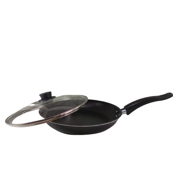 Frigideira Antiaderente Com Tampa De Vidro N.20