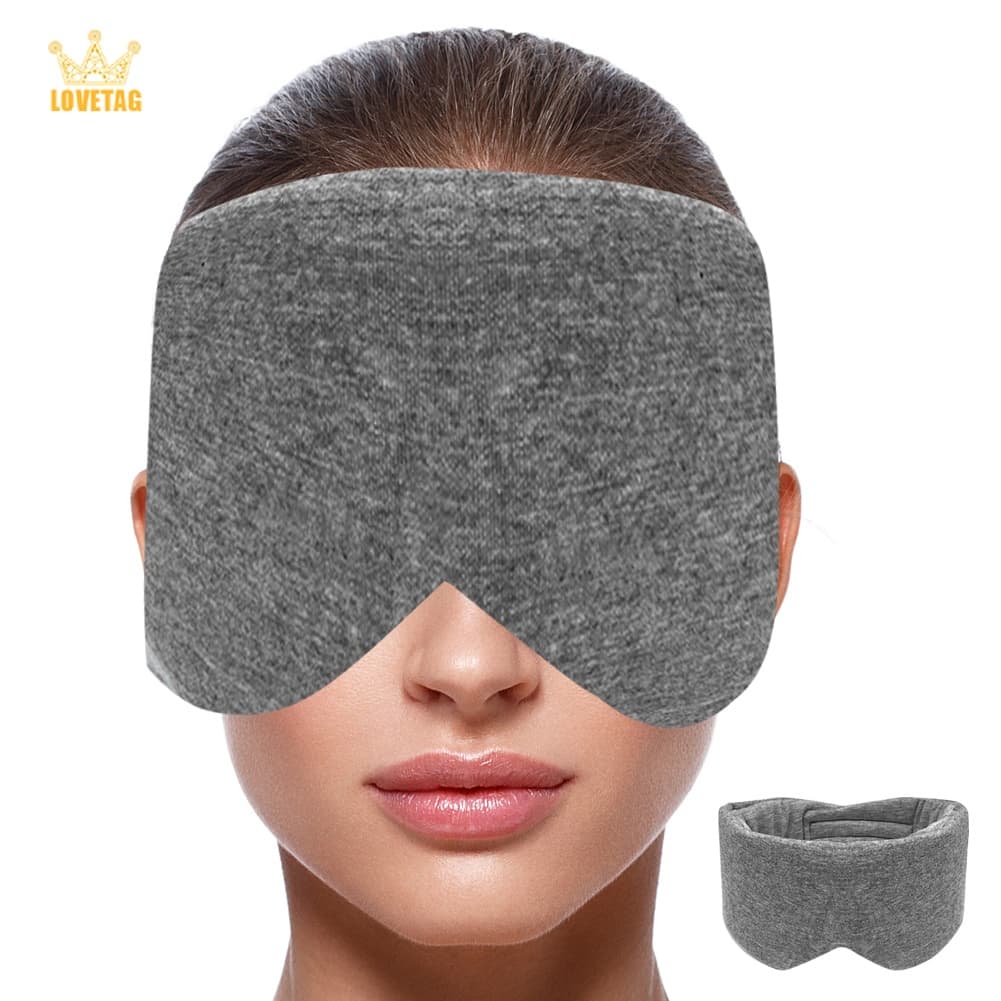 LT 3D Máscara Para Os Olhos Do Sono Com Venda De Ajustável Patch Mulheres Homens Viagem Suave Eyepatch Portátil Melhor Companheiro Noturno