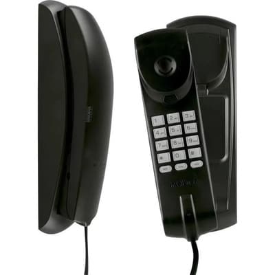 Telefone Interfone Intelbras Fixo Tc20 Preto para Condominio Gôndola Mesa Parede