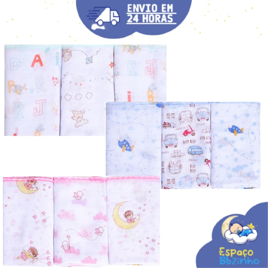 BABETE PAPIZINHA ESTAMPADA 32cm x 32cm 3UND