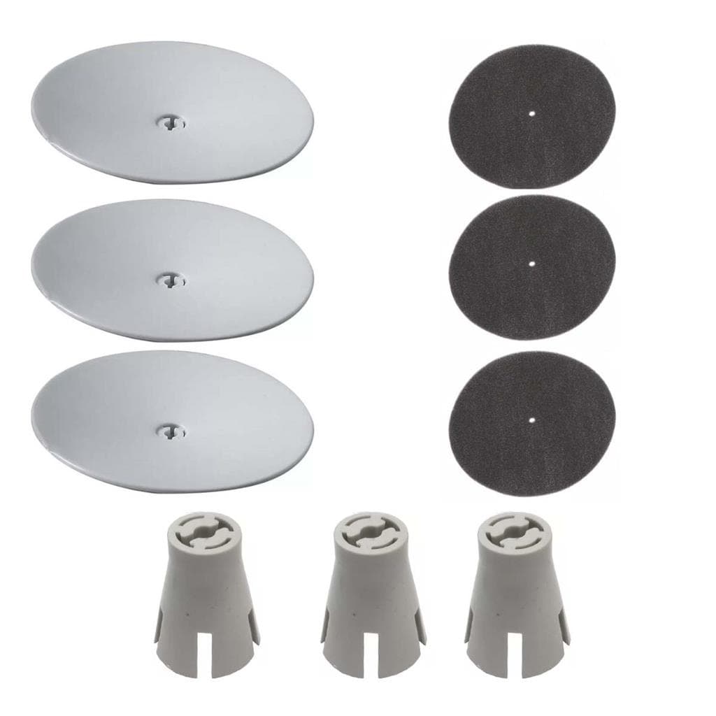 03 Prato Espuma Copinho Porta Fio Cone Linha Industrial