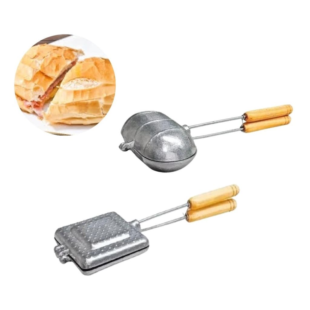 Kit Com 2 Bauru Baurutex Tostex Pão Forma E Francês Sanduicheira