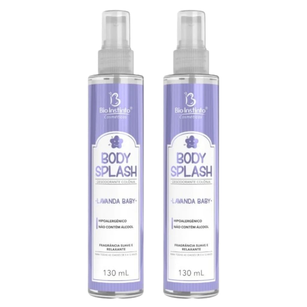 Kit 2 Body Splash Lavanda Baby 130Ml - Bio Instinto
