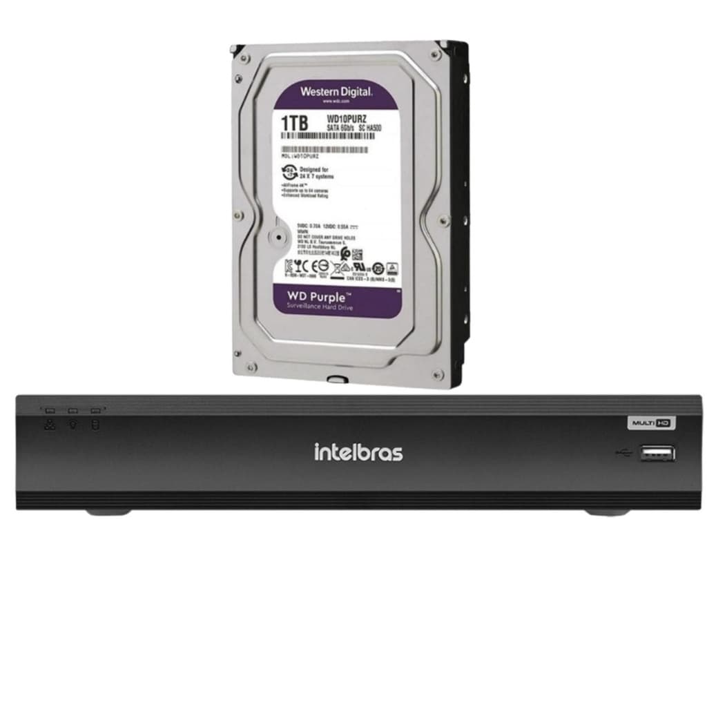 Dvr Multi Hd Intelbras IMhdx 3108 C/HD 1TB Purple