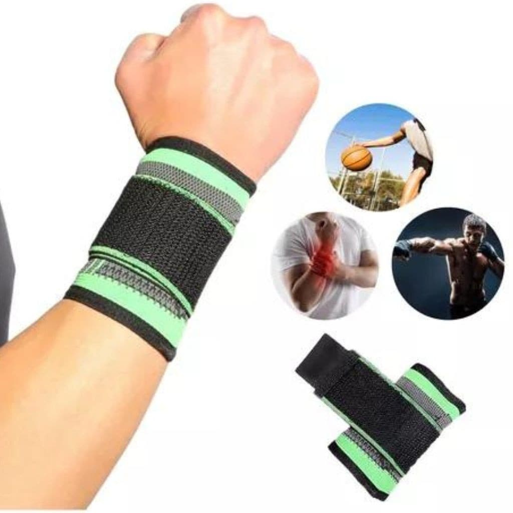 Munhequeira Protetor Pulso Punho Tendinite Pulso Aberto Ortopedica Suporte Saude Ajustável Compressão