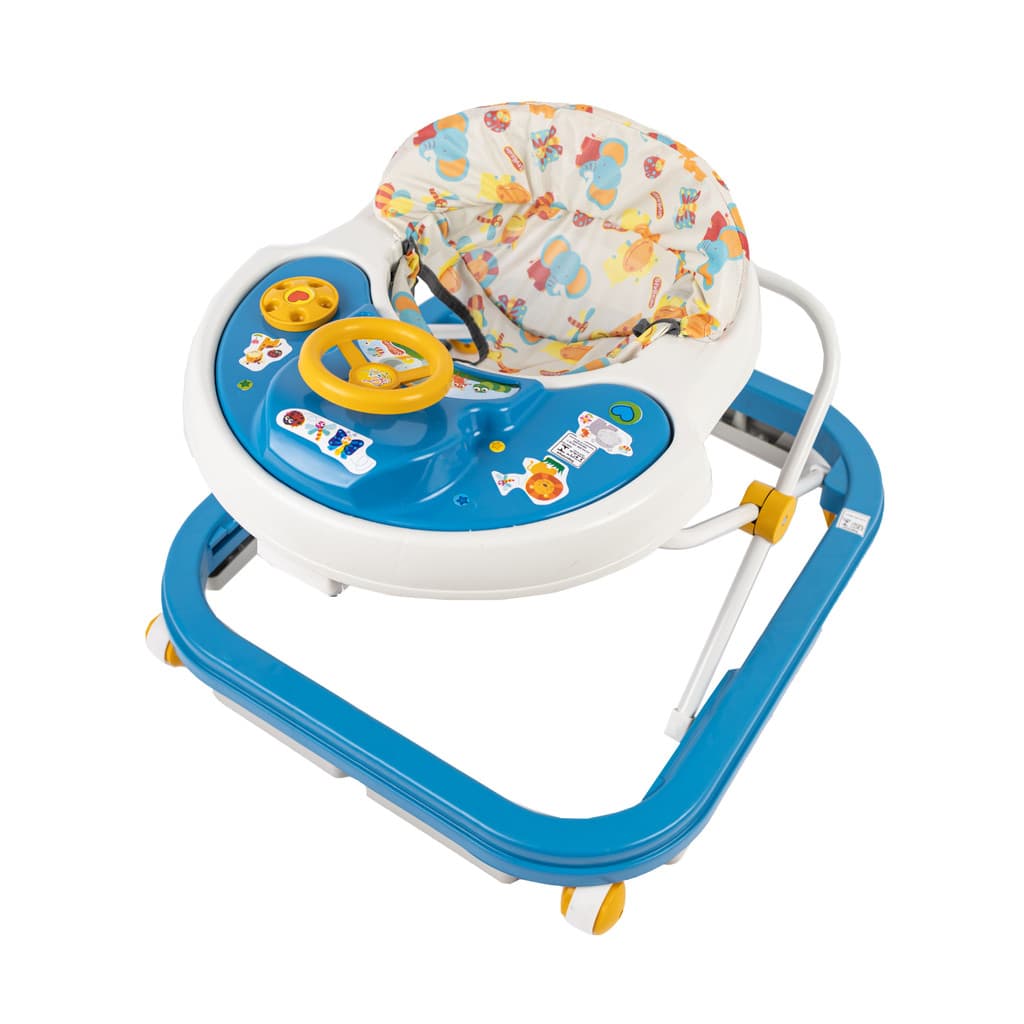 Andador Infantil Azul Musical Styll Baby Didatico bichinhos com Selo do Inmetro