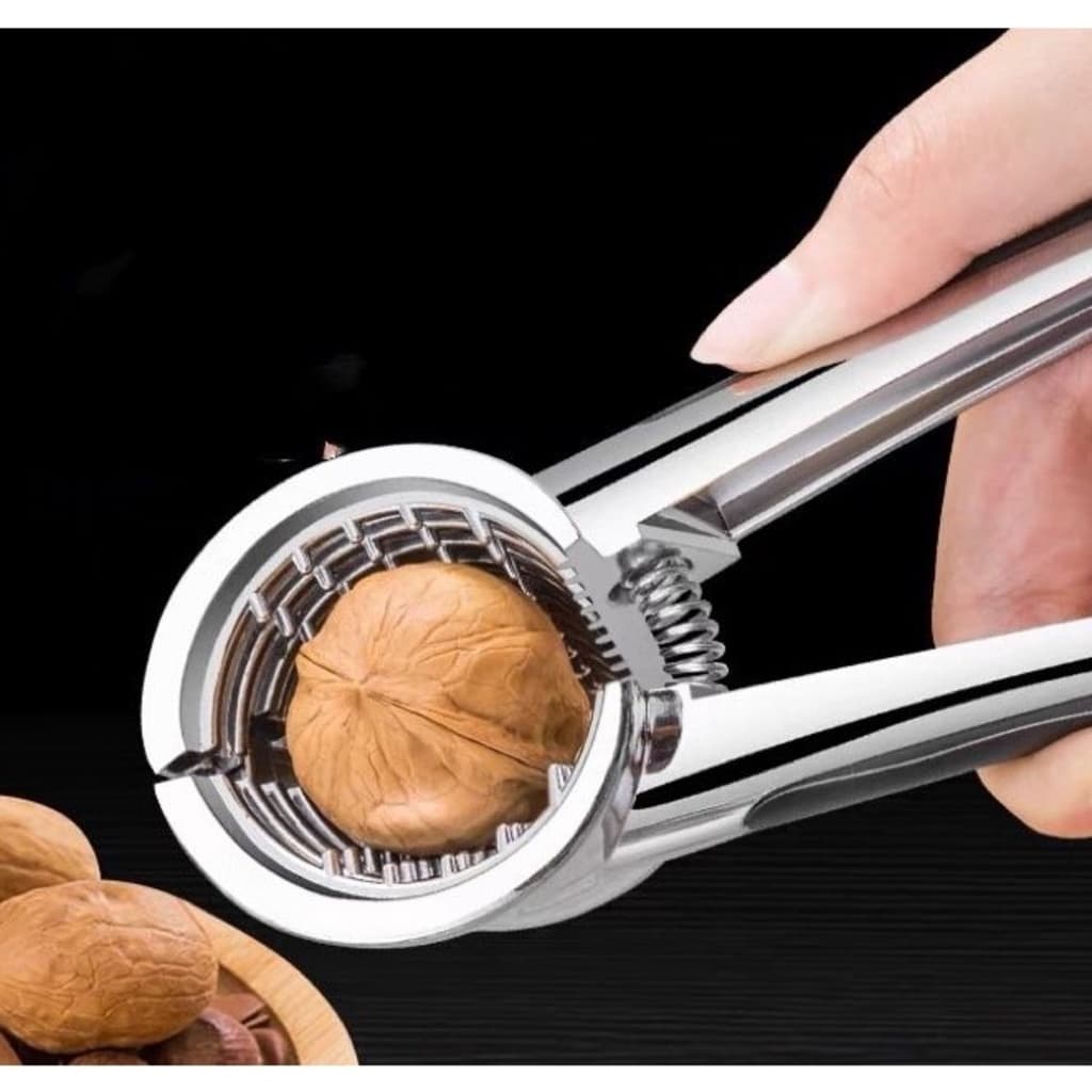 Quebra Nozes Descascador Abridor Castanha  Metal16 cm X 5 cm. 16 cm X 5 cm. kehome