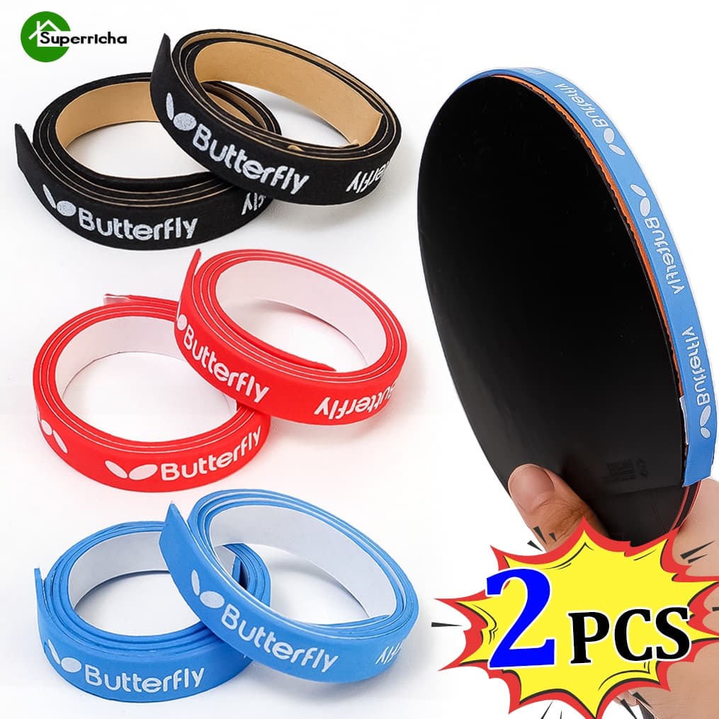 2pcs Fita Protetora Lateral De Pickleball/Tênis De Mesa Morcego Profissional/Acessórios Protetores De Raquete Espessa