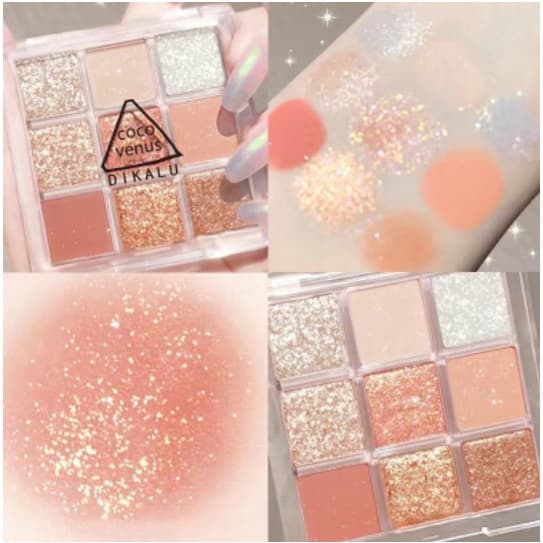 Promoção 9COR Paleta de Sombra Colorida Sombra Perolada Mate Terra Perolada Cor Fina Brilhante Azul Púrpura Sombra Fumad